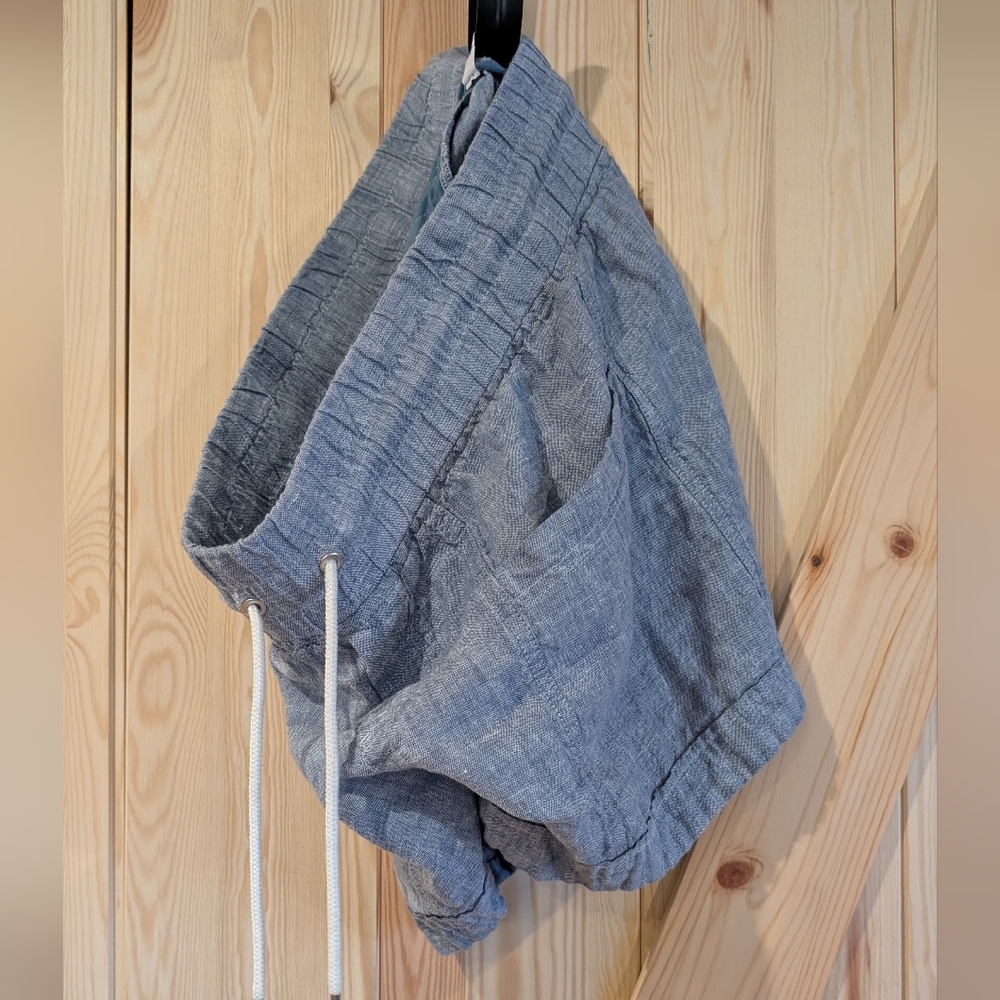 Athleta Chambray Drawstring Shorts